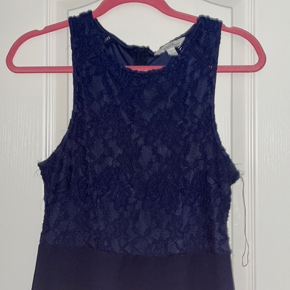 navy blue,large, lace, formal/prom/ homecoming dress - Picture 2 of 5